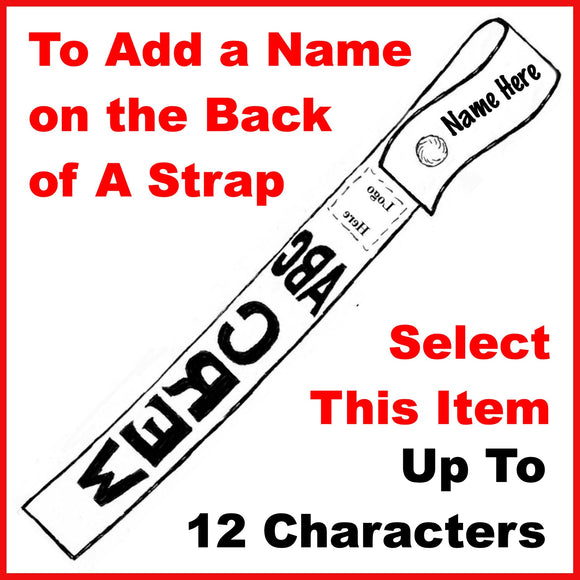 .Add a Name to Back of one Bag Tag (or Select Quantity Below)