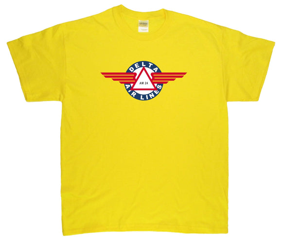 Delta Airlines (1940s) logo on a Daisy Tee Shirt