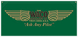 54 in. x 25 in. WACO Aircraft Co. - Cotton Banner