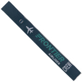 Frontier Airlines (Green) - with BASE CODE options in Green and Gray on a Black Crew Tag