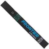 Frontier Airlines BUR in Cyan, Green and Gray on a Black Crew Tag