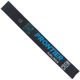 Frontier Airlines ORD in Cyan, Green and Gray on a Black Crew Tag