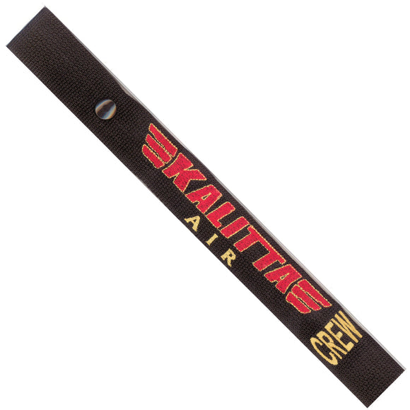 Kalitta Air  in Red and Gold on a Black Crew Tag