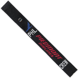 Piedmont Airlines PHL in Blue, Red and Sliver on a Black Crew Tag