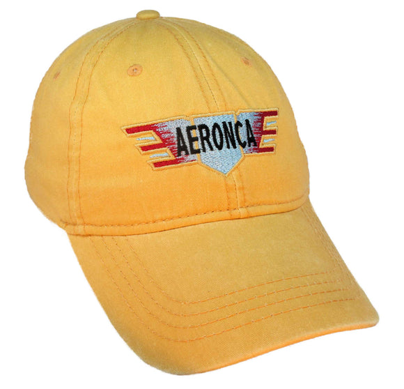 Aeronca Wings - Pre War Logo on a Yellow Cap