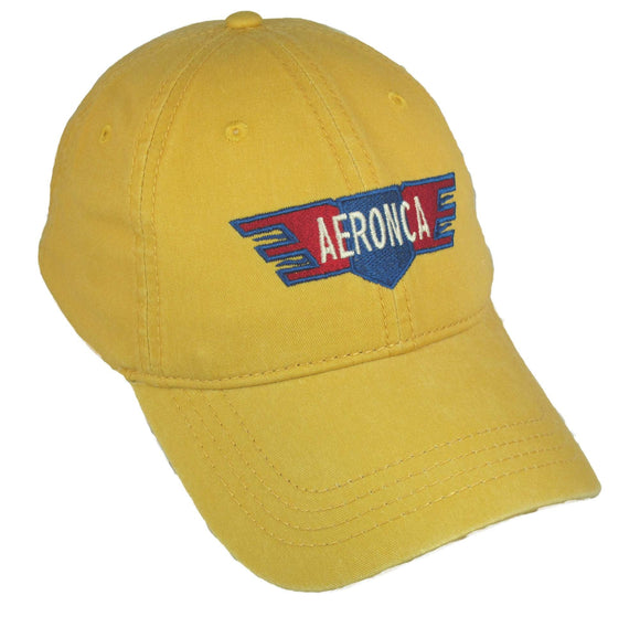 Aeronca Wings - Middletown, Ohio Logo on a Yellow Cap