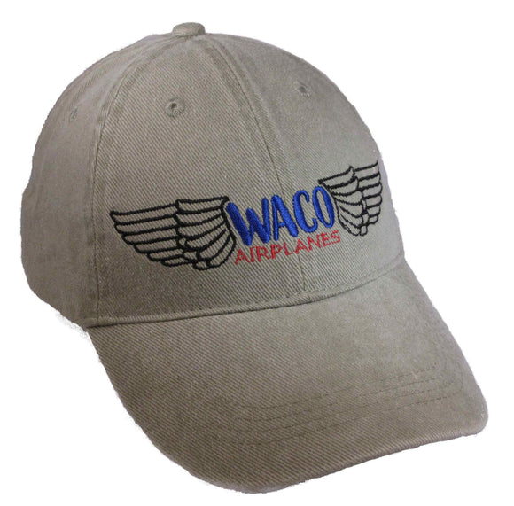 WACO Logo - Early on a Khaki Cap