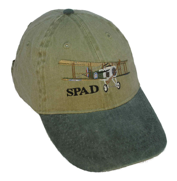 SPAD VII 1917 on a Khaki/Green Cap