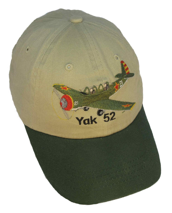 Yak 52 on a Khaki/Green Cap