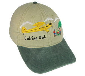 Piper Cub - Cub'ing Out on a Khaki/Green Cap
