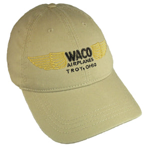 WACO Logo - Late - Troy, Ohio on a Khaki Cap