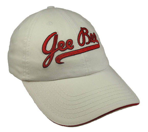 Gee Bee Logo on a White/Red Cap