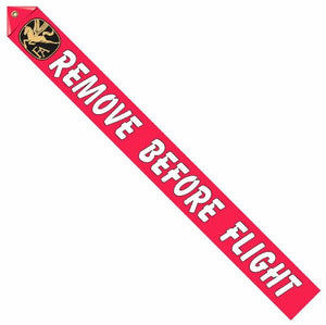 Fairchild Logo Remove Before Flight Streamer