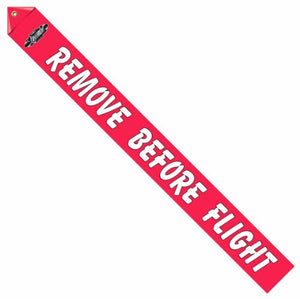 Luscombe Logo Remove Before Flight Streamer