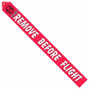 Stearman Globe & Stencil Logo Remove Before Flight Streamer