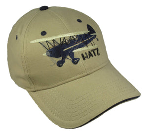 Hatz Classic In Blue & Cream on a Khaki/Navy Cap