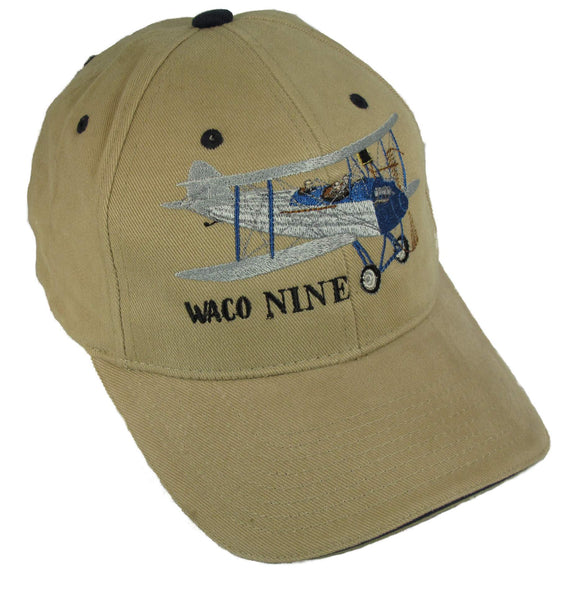 WACO 9 on a Khaki/Navy Cap