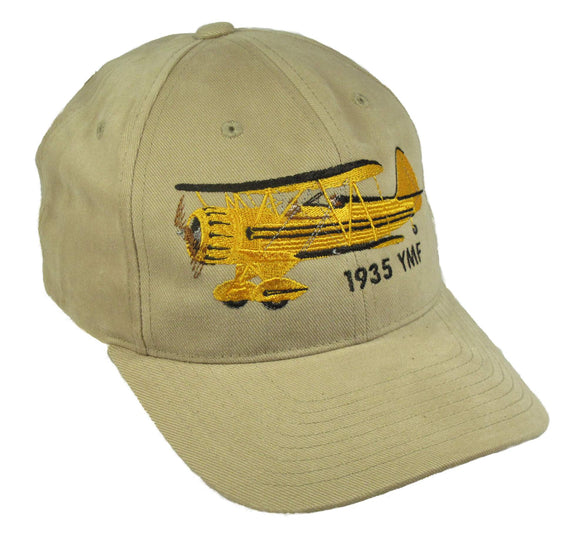 WACO YMF-5 on a Khaki Cap