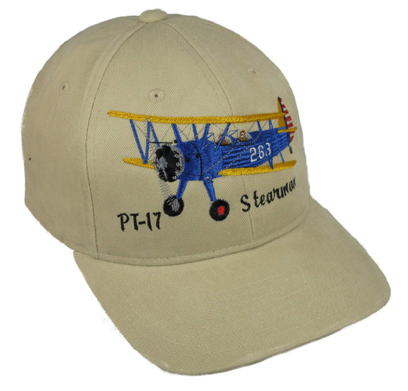 Stearman Airplane - PT-17 on a Putty Cap