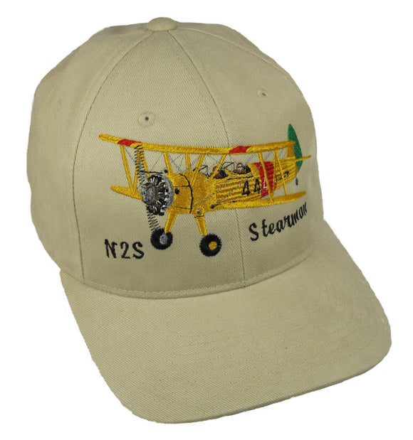 Stearman Airplane - N2S-2 w/ Lycoming on a Putty Cap
