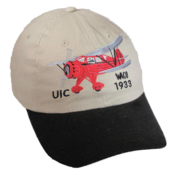 WACO - UIC - 1933 on a Khaki/Black Cap