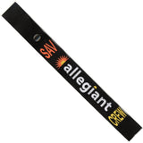 Allegiant Air SAV in White, Orange and Yellow on a Black Crew Tag