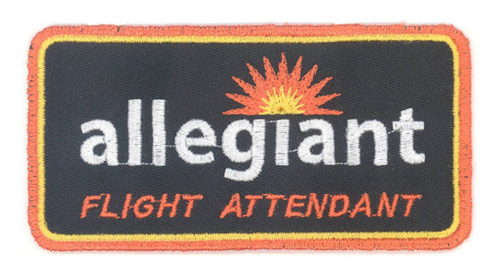 Allegiant Flight Attendant - Sew On Crew Badge