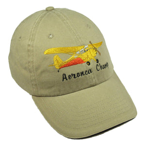 Aeronca Champ 7-AC on a Khaki/Black Cap