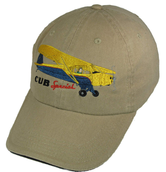 Piper Cub - Special PA-11 on a Khaki/Black Cap