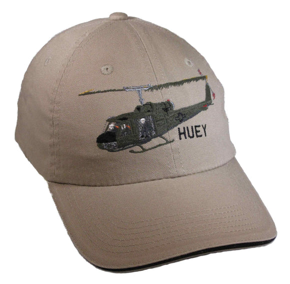 Huey - H-1 on a Khaki/Black Cap