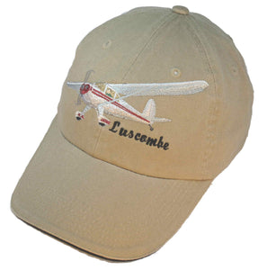 Luscombe Silvaire - Metal Wing on a Khaki/Black Cap