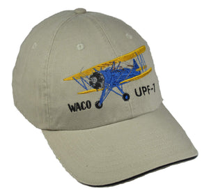 WACO UPF-7 CPTP on a Stone/Navy Cap