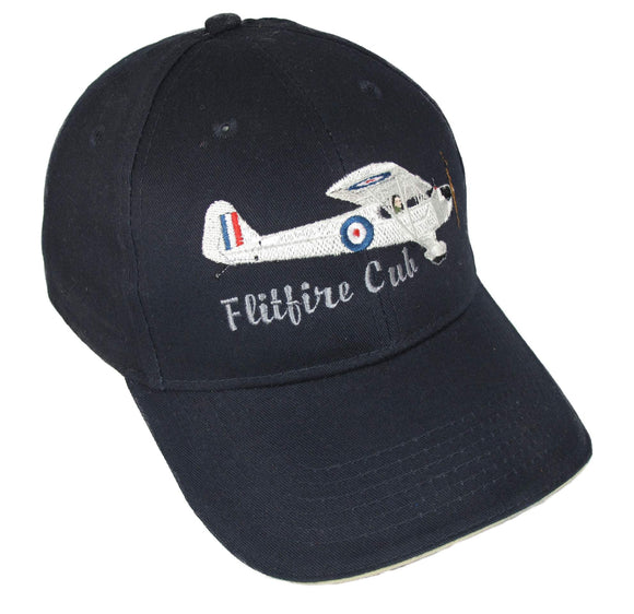 Piper Cub - Flitfire on a Navy/Stone Cap