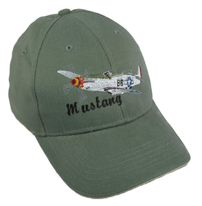 P-51D Mustang on a Olive/Stone Cap