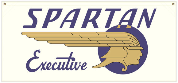 54 in. x 25 in. Spartan Executive - Cotton Banner