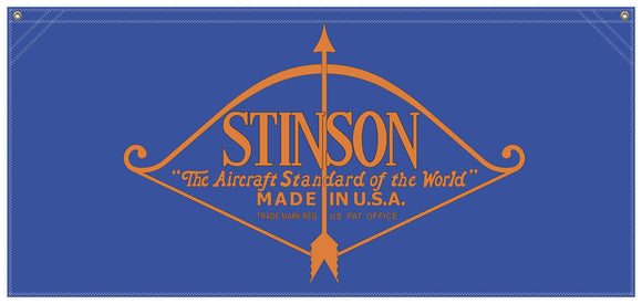 54 in. x 25 in. Stinson Pre-War - Cotton Banner