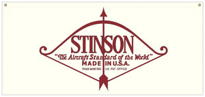 54 in. x 25 in. Stinson Pre-War - Cotton Banner