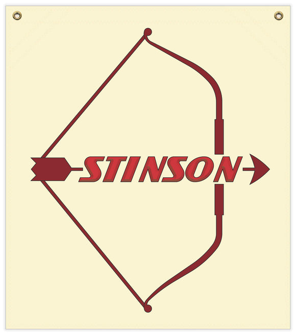 22 in. x 25 in. Stinson Post-War - Cotton Banner