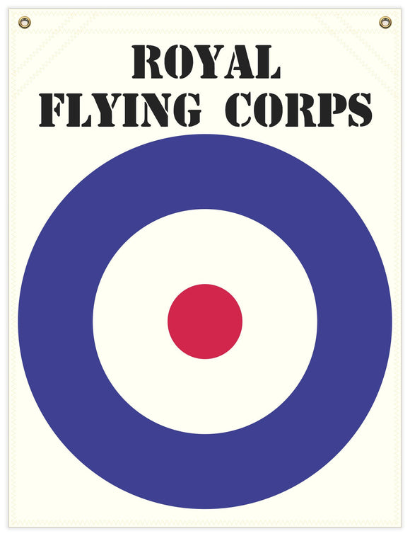 22 in. x 29 in. Royal Flying Corps - Cotton Banner