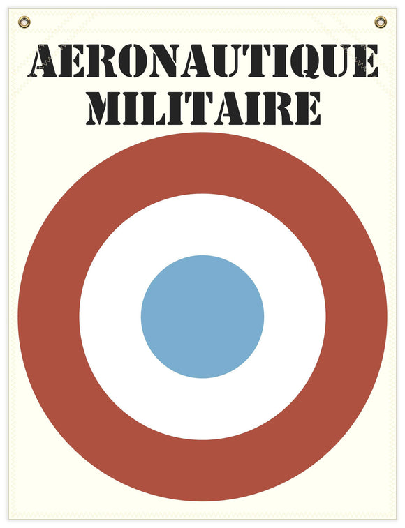 22 in. x 29 in. French Cockade - Cotton Banner