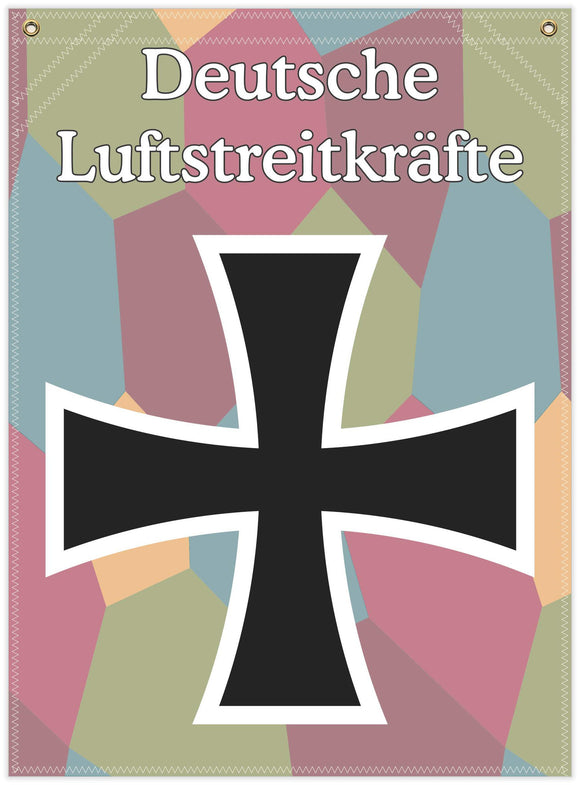 22 in. x 30 in. German Iron Cross - Cotton Banner