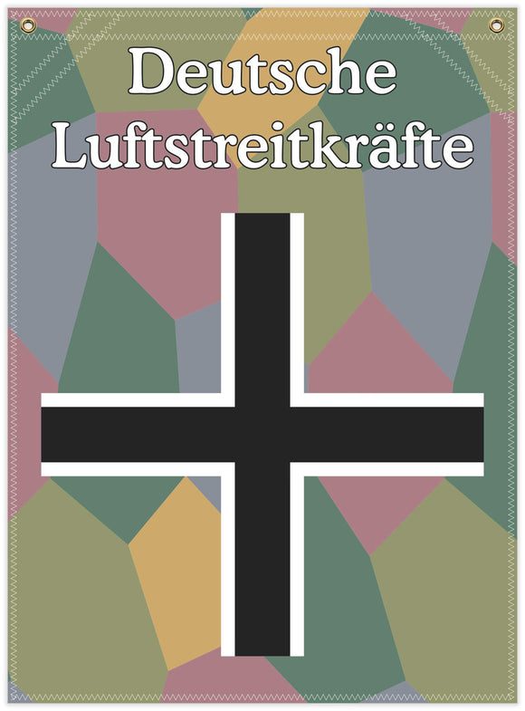 22 in. x 30 in. German Bar Cross - Cotton Banner