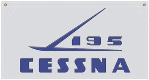 36 in. x 19 in. Cessna195 - Cotton Banner