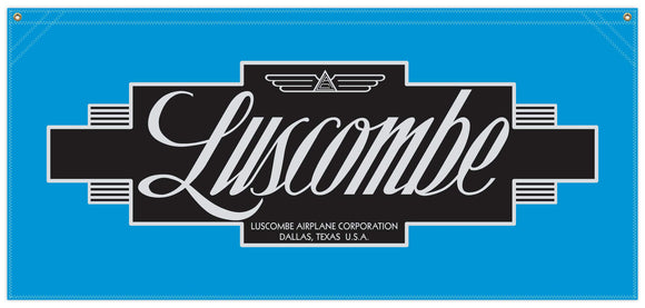 54 in. x 25 in. Luscombe (Dallas, Tx) - Cotton Banner