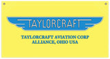 36 in. x 19 in. Taylorcraft - Cotton Banner