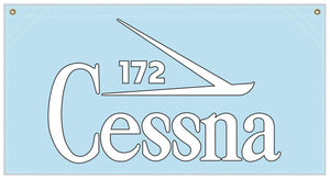 36 in. x 19 in. Cessna172 - Cotton Banner