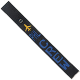 PHL - Blue Crew - Airplane in Gold on Black Bag Tag