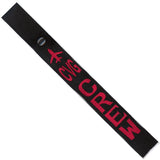 CVG - Red Crew - Airplane in Red on Black Bag Tag