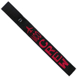 MCO - Red Crew - Airplane in Red on Black Bag Tag
