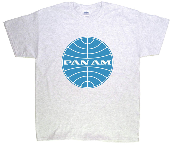 Pan Am Airlines on a Ash Tee Shirt
